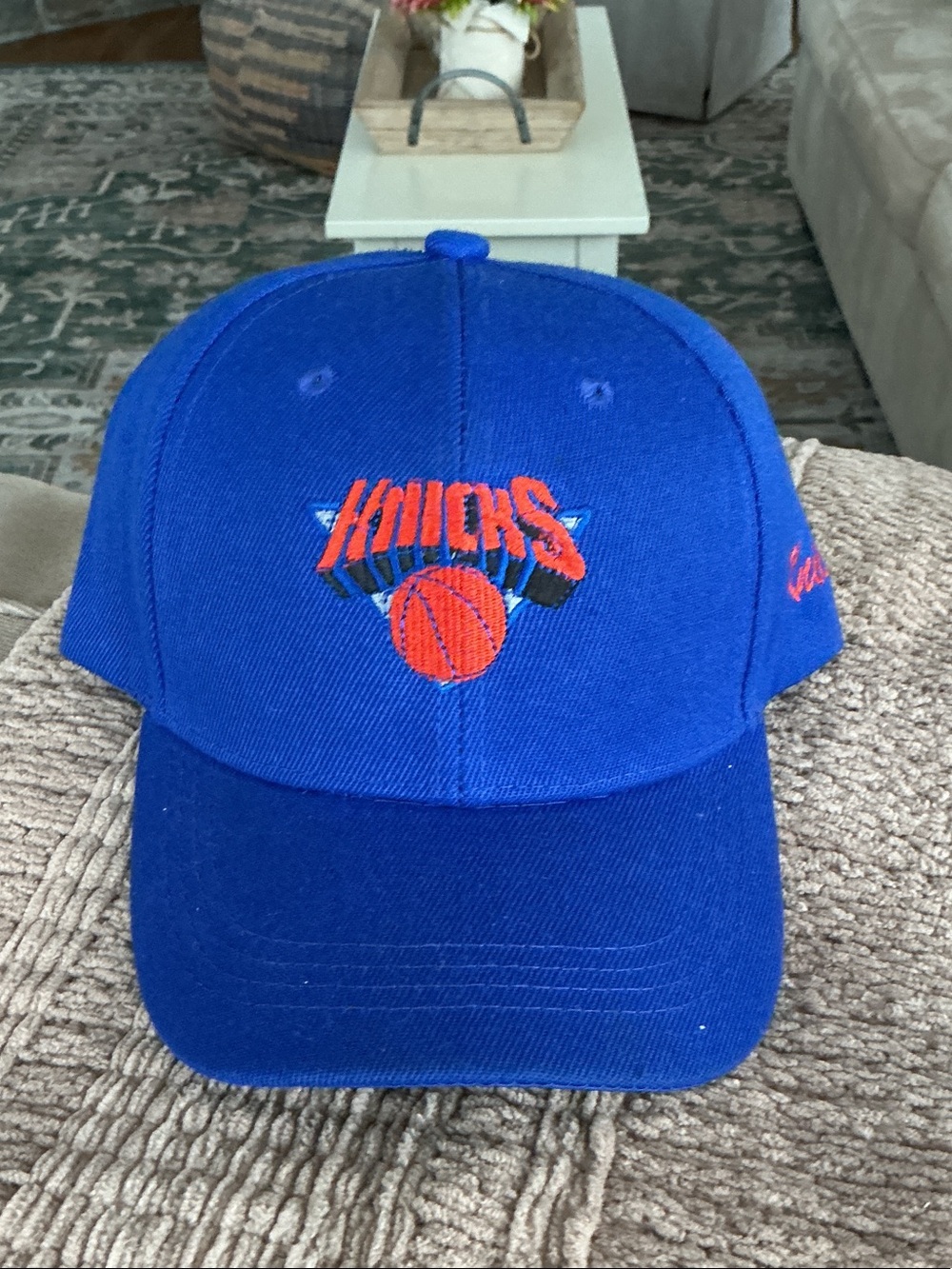 New York Knicks Blue Adjustable Baseball Cap